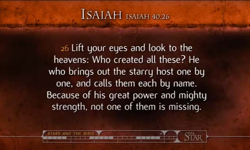 Heaven and Earth Movie Isaiah star reference